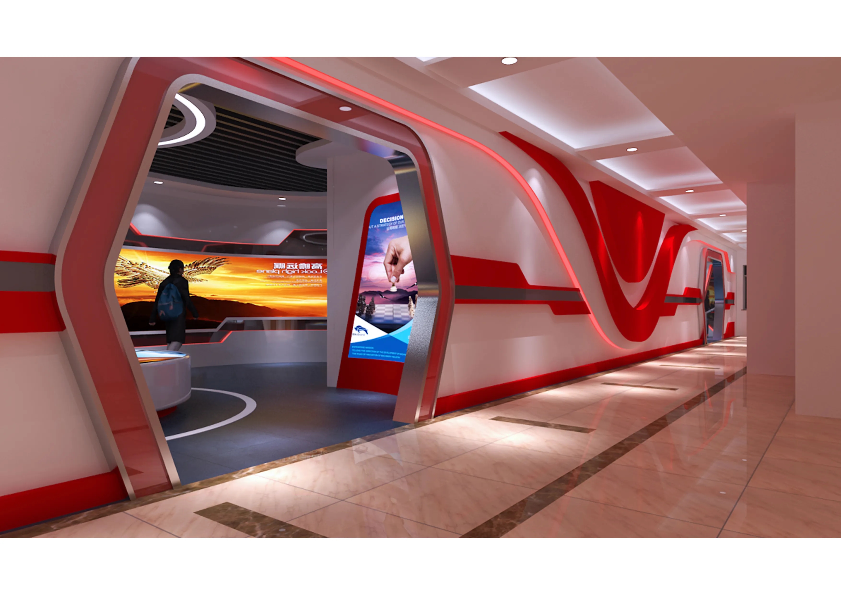 展廳設(shè)計 ，展廳 ，鑫時空